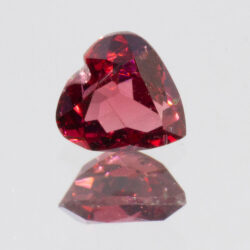 Raspberry Red Tourmaline 5.1mm Heart 0.64ct