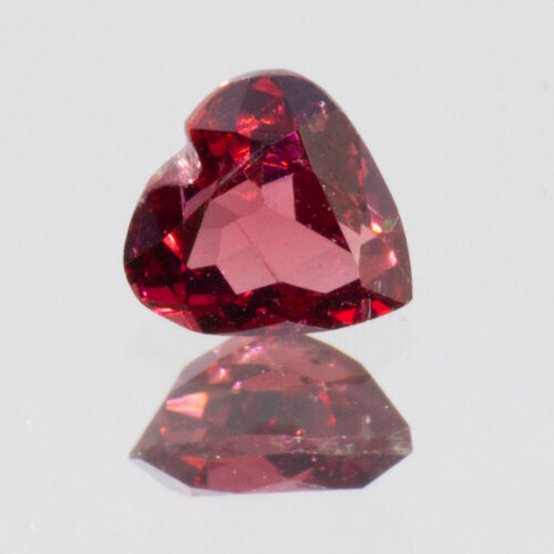 Raspberry Red Tourmaline 5.1mm Heart 0.64ct