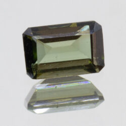Green Tourmaline 6x4.1mm Emerald Cut 0.63ct