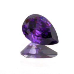 Violet Cubic Zirconia Pears