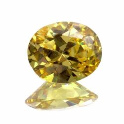 Yellow Cubic Zirconia Ovals