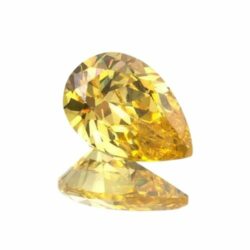 Yellow Cubic Zirconia Pears